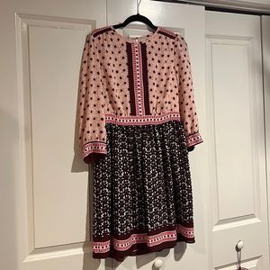 Kate Spade ASO Pippa Middleton Floral Tile Mini Dress size 8